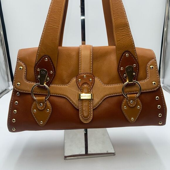 Michael Michael Kors Vintage Saddle Leather Handbag with Dust Bag - Picture 4 of 16